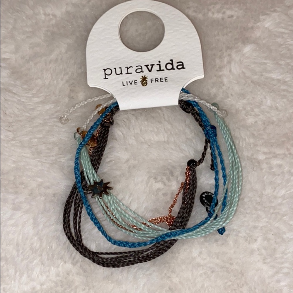 3 Pura vida bracelets